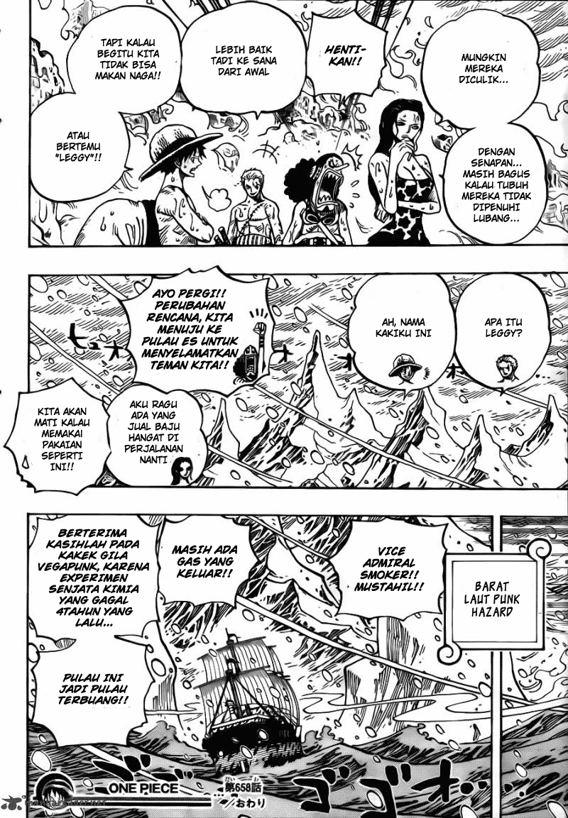 One Piece Chapter 658 – ruangan biskuit Image 18