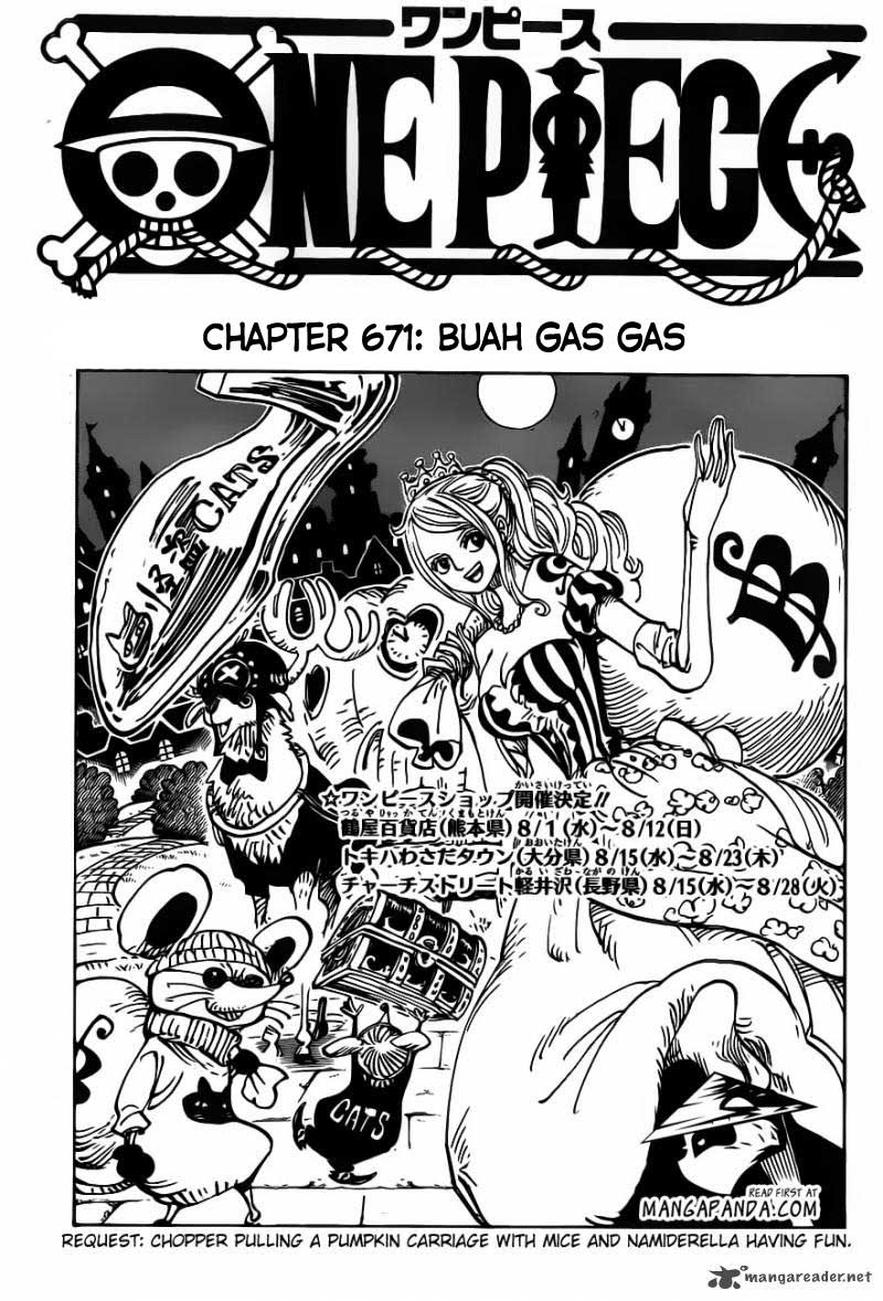 One Piece Chapter 671 Image 1
