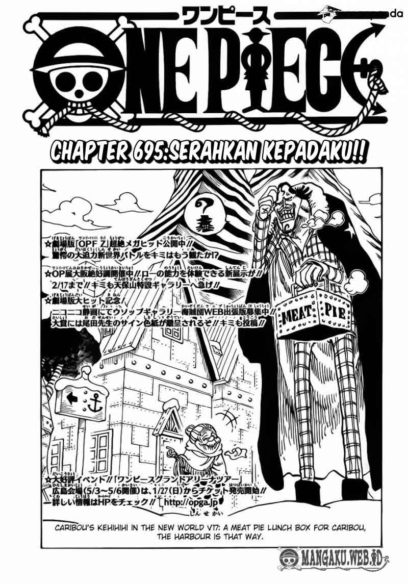 One Piece Chapter 695 Image 1
