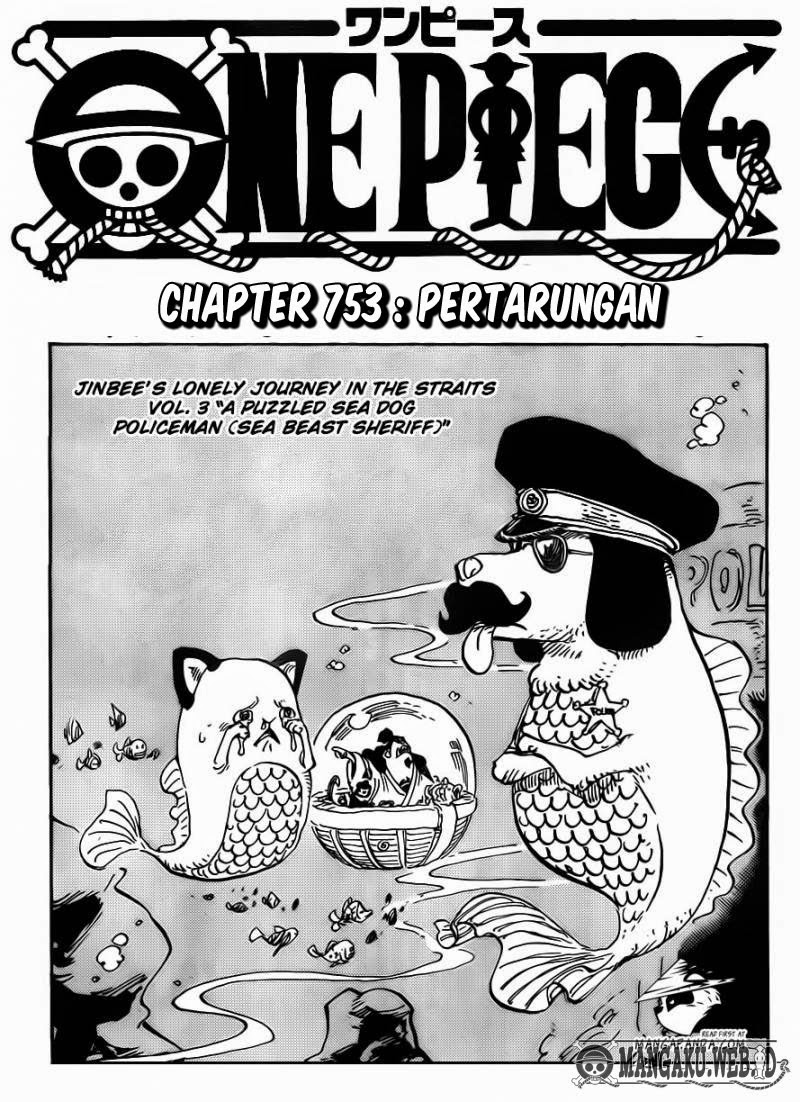 One Piece Chapter 753 Image 1
