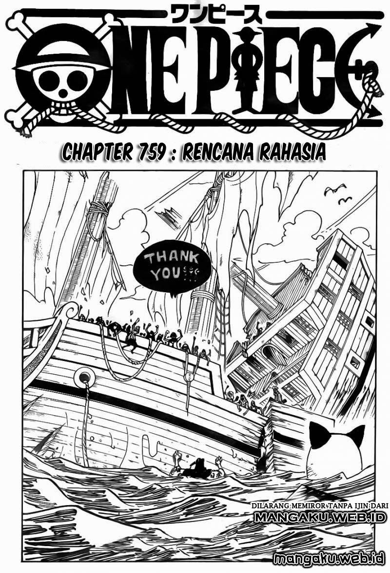 One Piece Chapter 759 Image 1