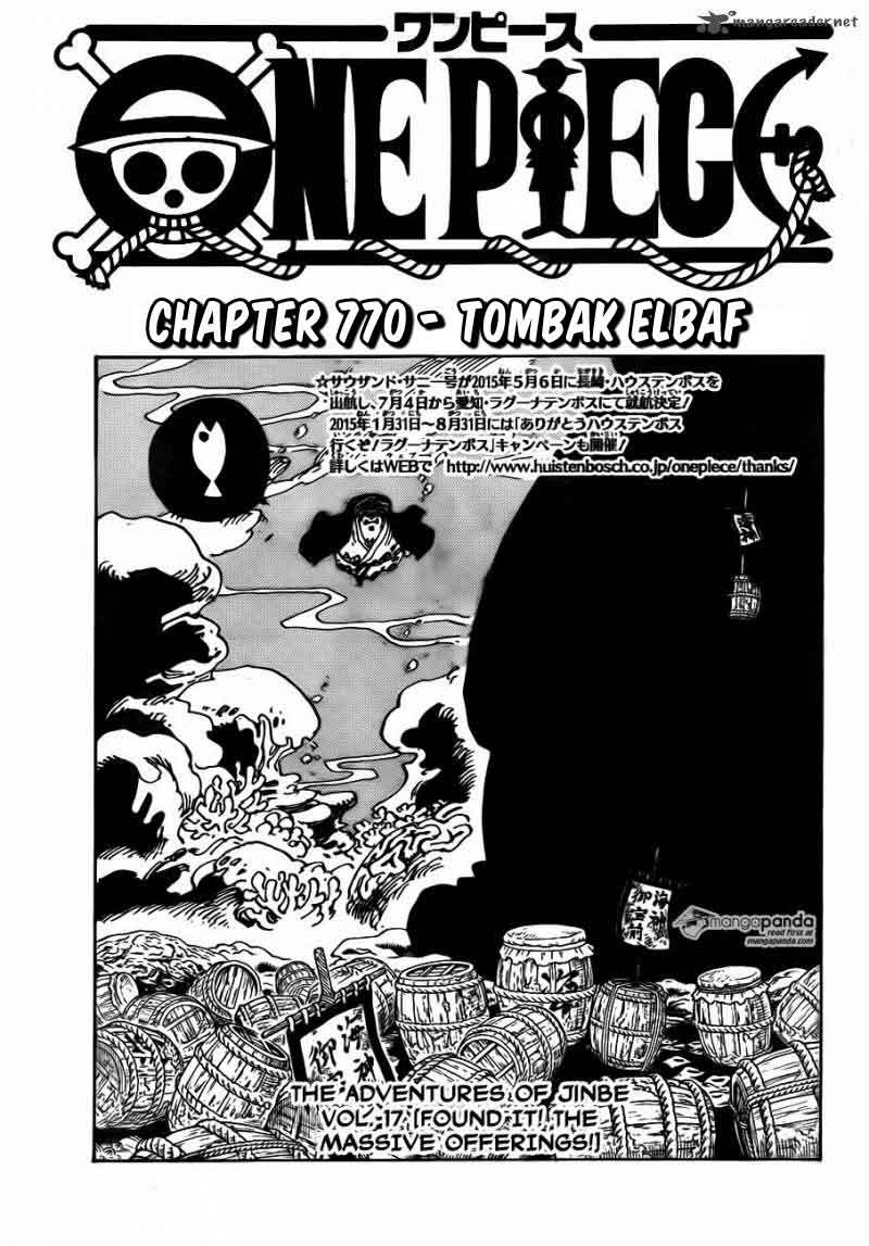 One Piece Chapter 770 Image 1