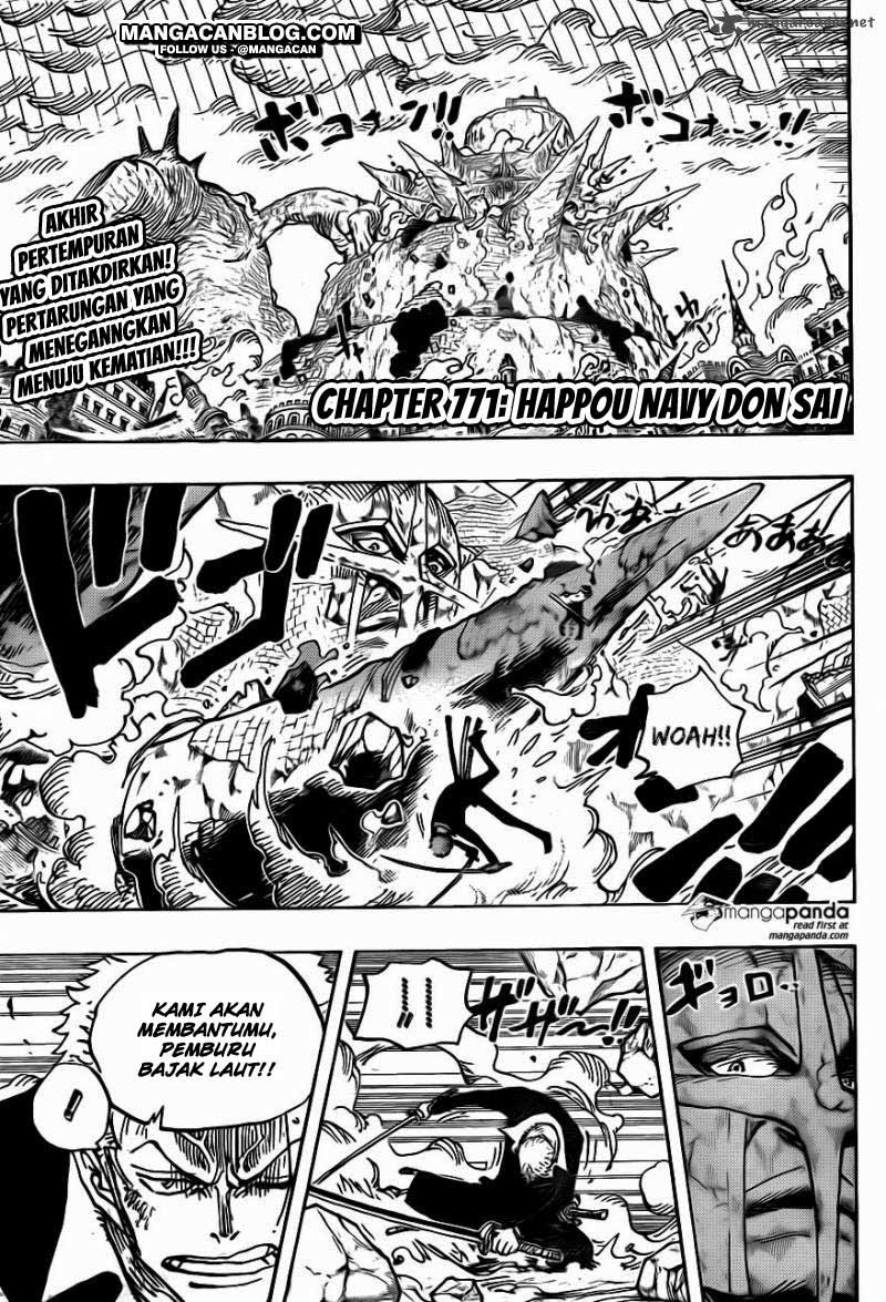 One Piece Chapter 771 Image 2