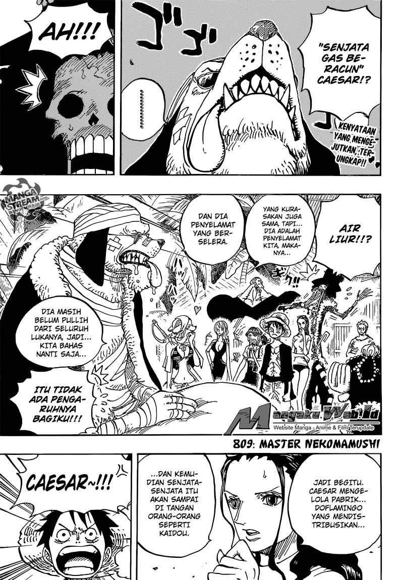 One Piece Chapter 809 – master nekomamushi Image 4