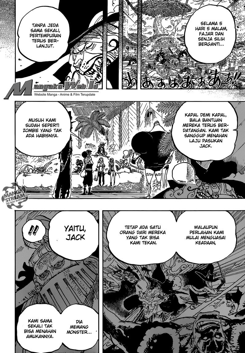 One Piece Chapter 810 – bajak laut curly hat tiba Image 9