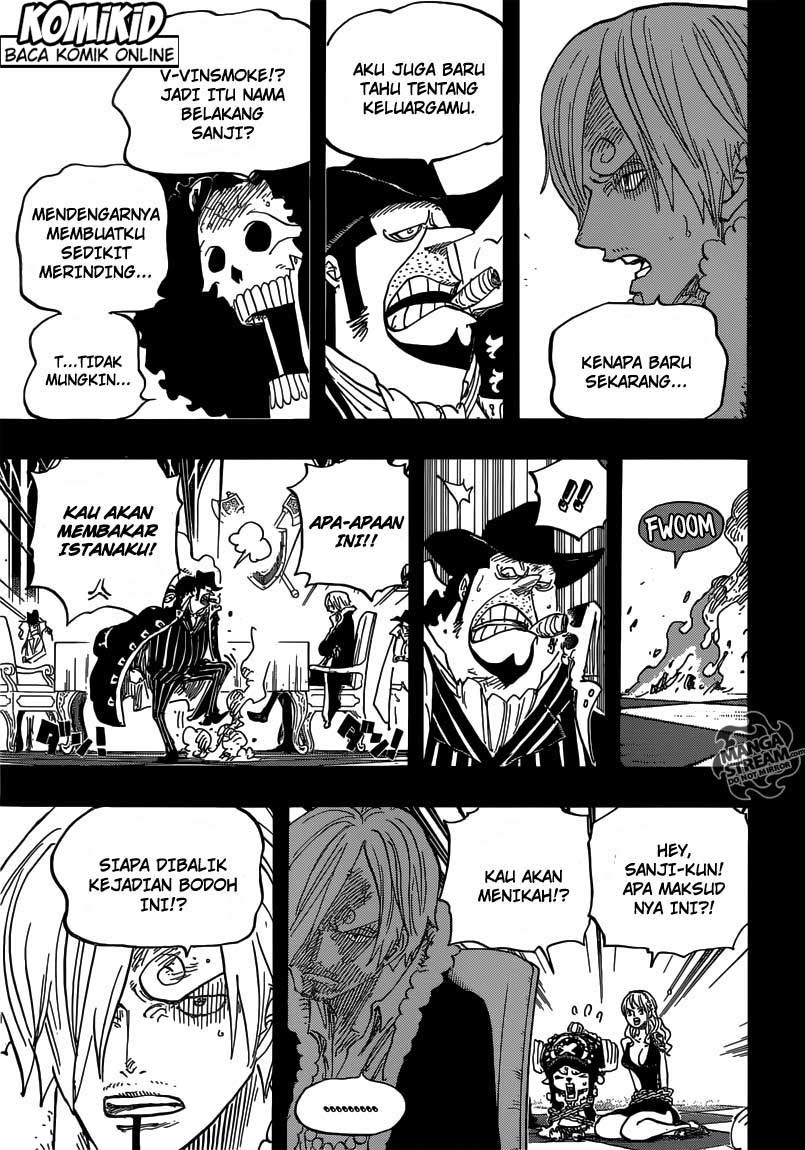 One Piece Chapter 813 undangan pesta minum teh Image 3