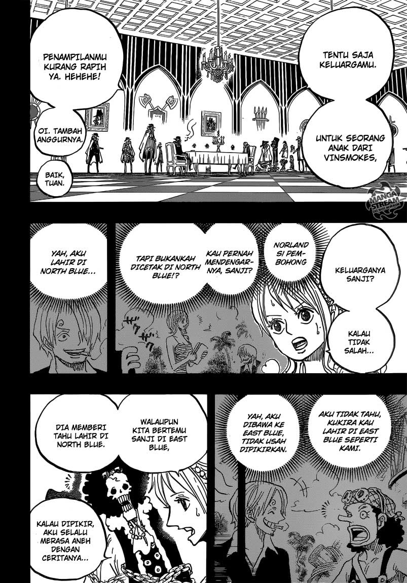 One Piece Chapter 813 undangan pesta minum teh Image 4