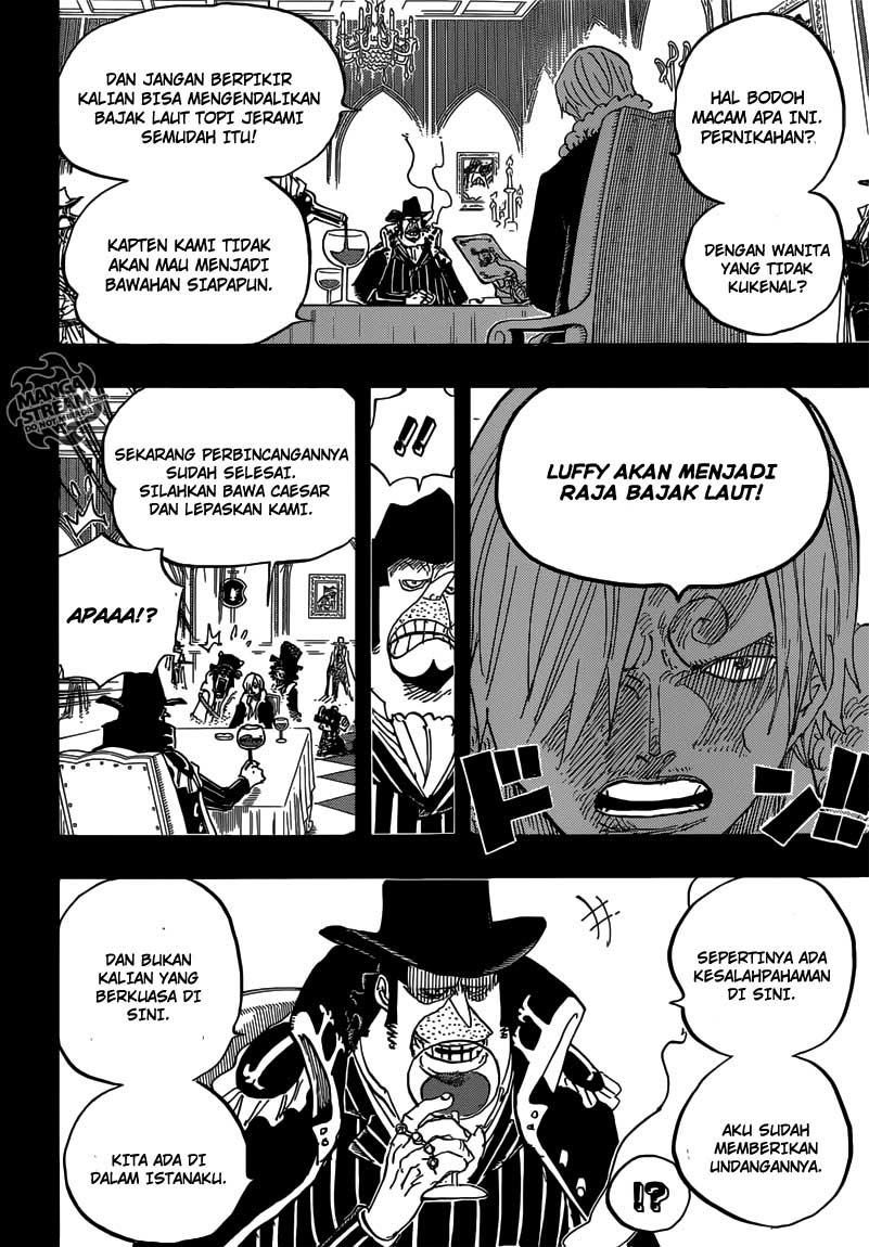 One Piece Chapter 813 undangan pesta minum teh Image 6