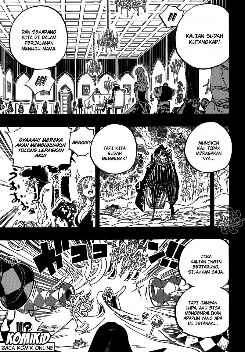 One Piece Chapter 813 undangan pesta minum teh Image 7