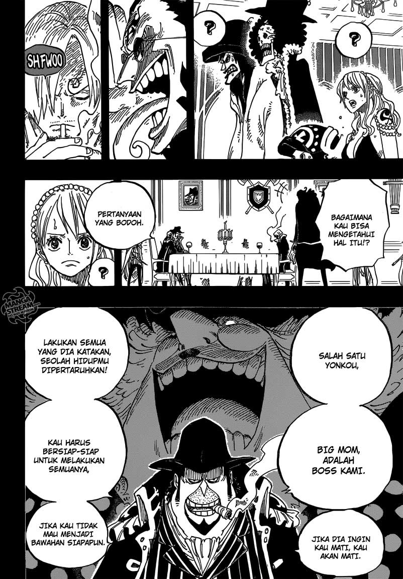 One Piece Chapter 813 undangan pesta minum teh Image 10