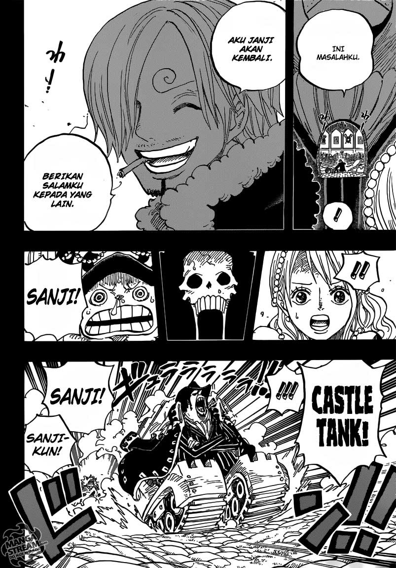 One Piece Chapter 813 undangan pesta minum teh Image 16