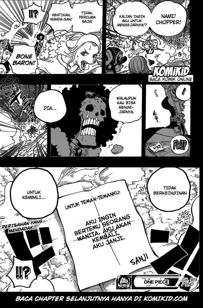 One Piece Chapter 813 undangan pesta minum teh Image 17