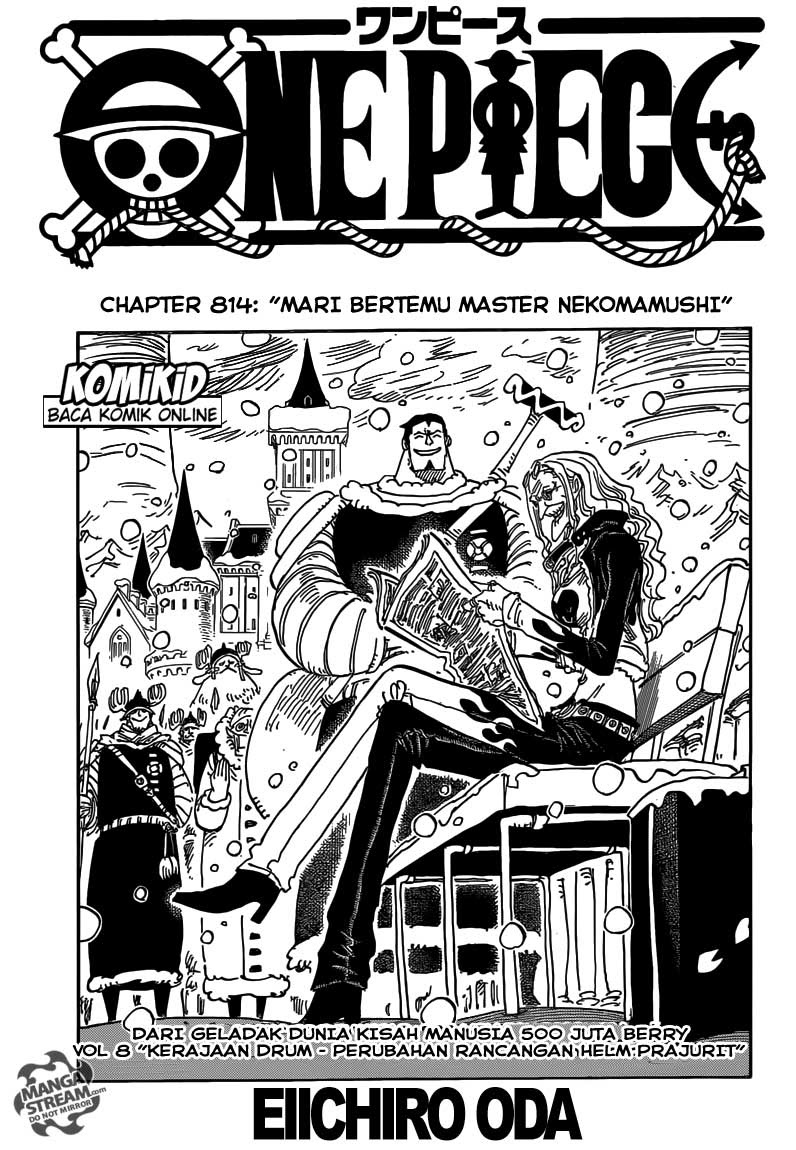 One Piece Chapter 814 ayo pergi mengunjungi master nekomamushi Image 2