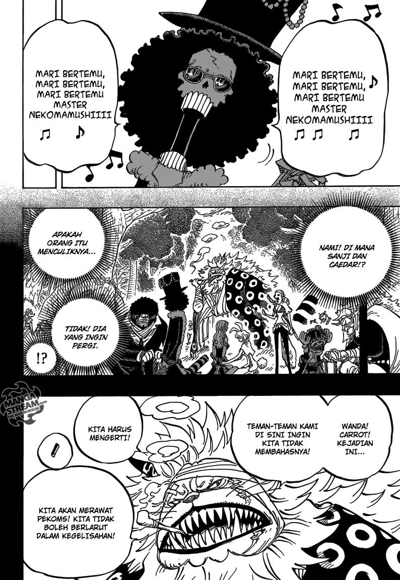 One Piece Chapter 814 ayo pergi mengunjungi master nekomamushi Image 3