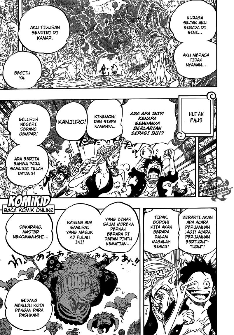 One Piece Chapter 816 anjing vs kucing Image 5
