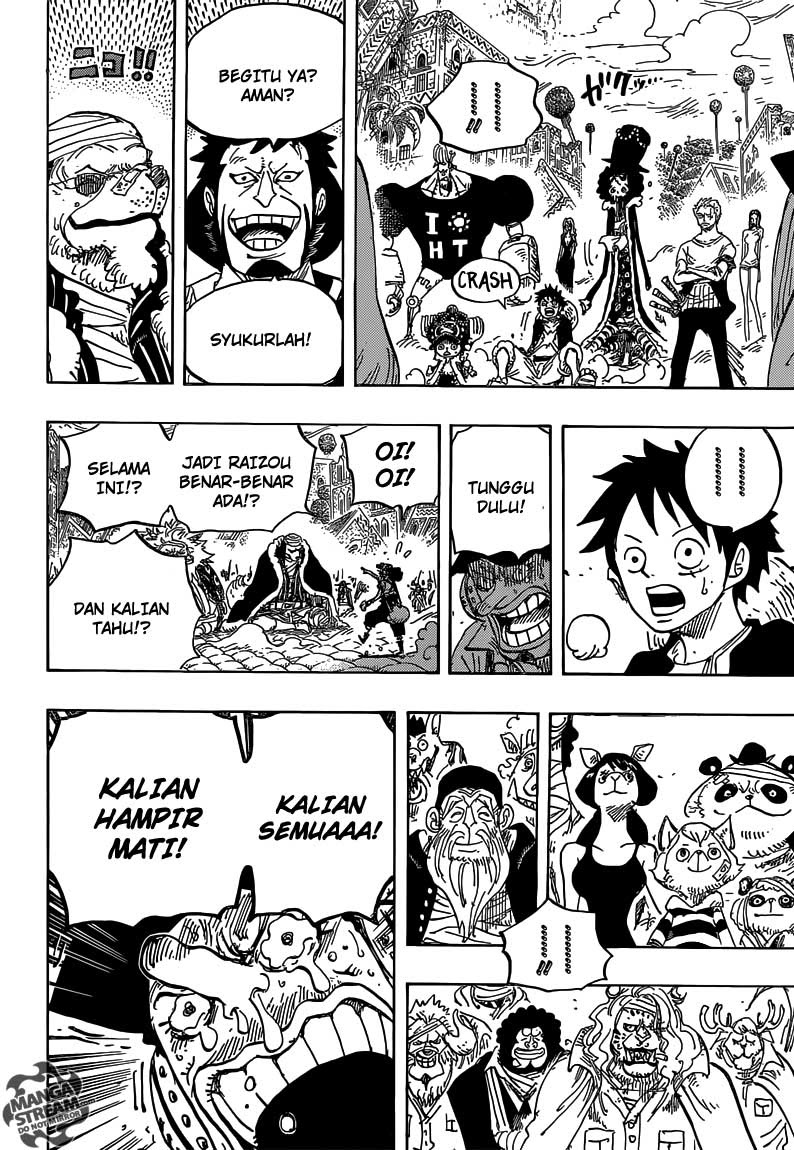 One Piece Chapter 816 anjing vs kucing Image 15