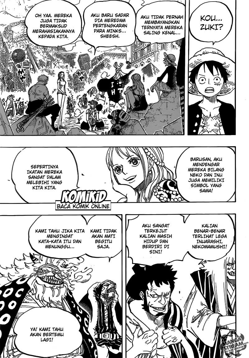 One Piece Chapter 817 raizou si kabut Image 5