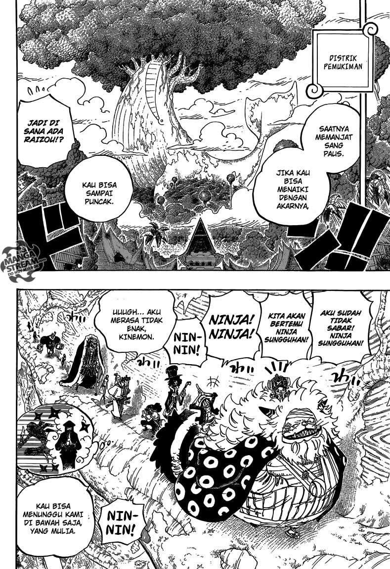 One Piece Chapter 817 raizou si kabut Image 12