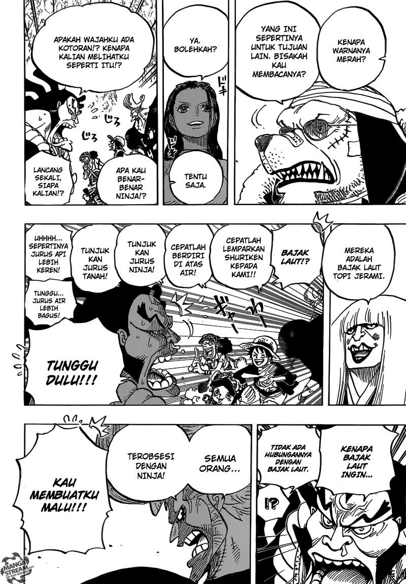 One Piece Chapter 817 raizou si kabut Image 16