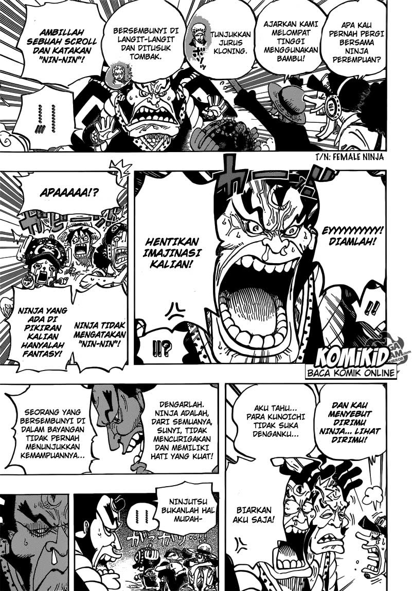 One Piece Chapter 817 raizou si kabut Image 17