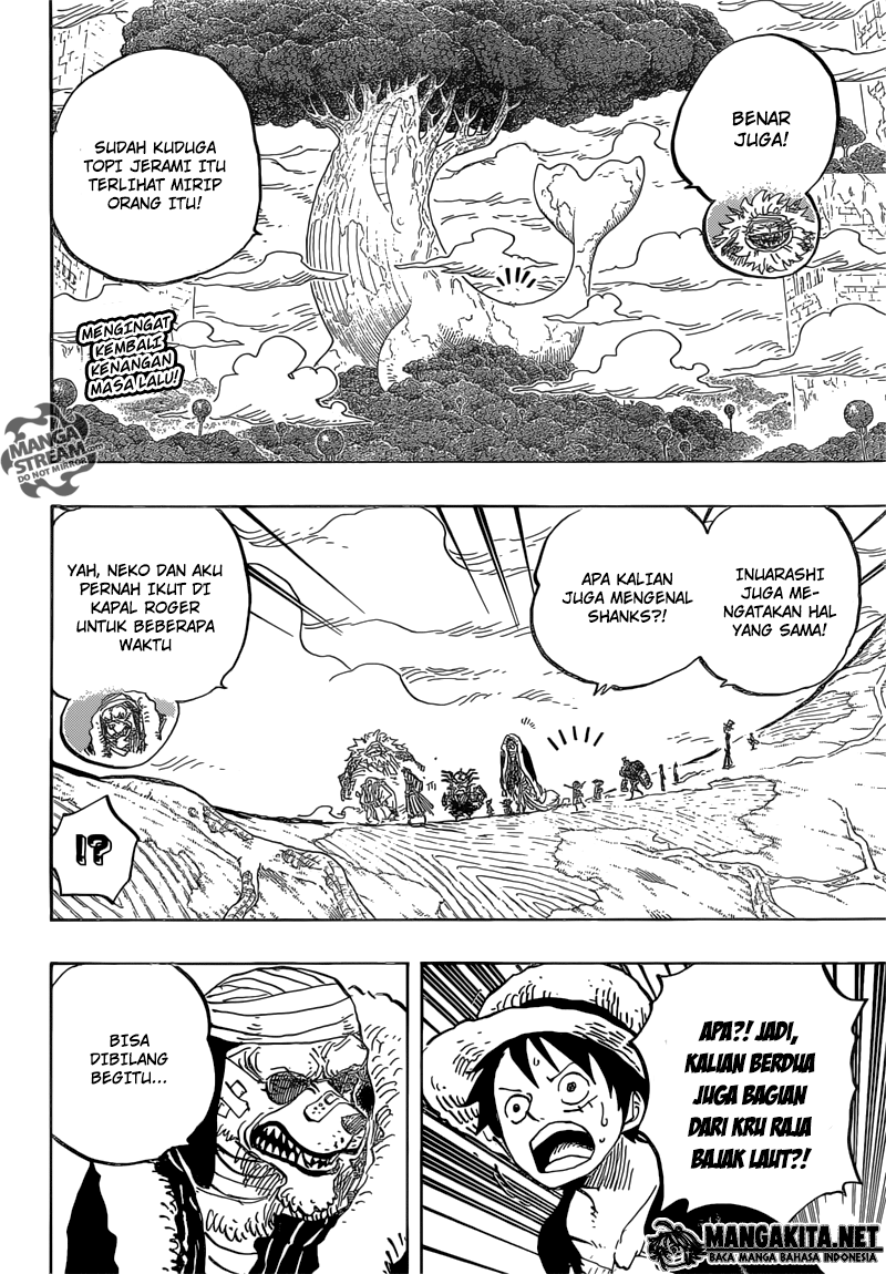 One Piece Chapter 820 anjing dan kucing yang memiliki sejarah Image 4