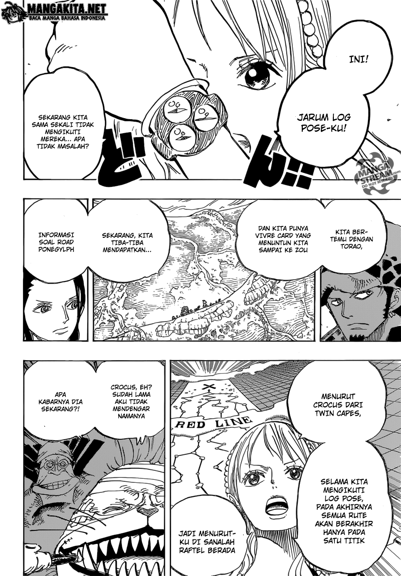 One Piece Chapter 820 anjing dan kucing yang memiliki sejarah Image 8