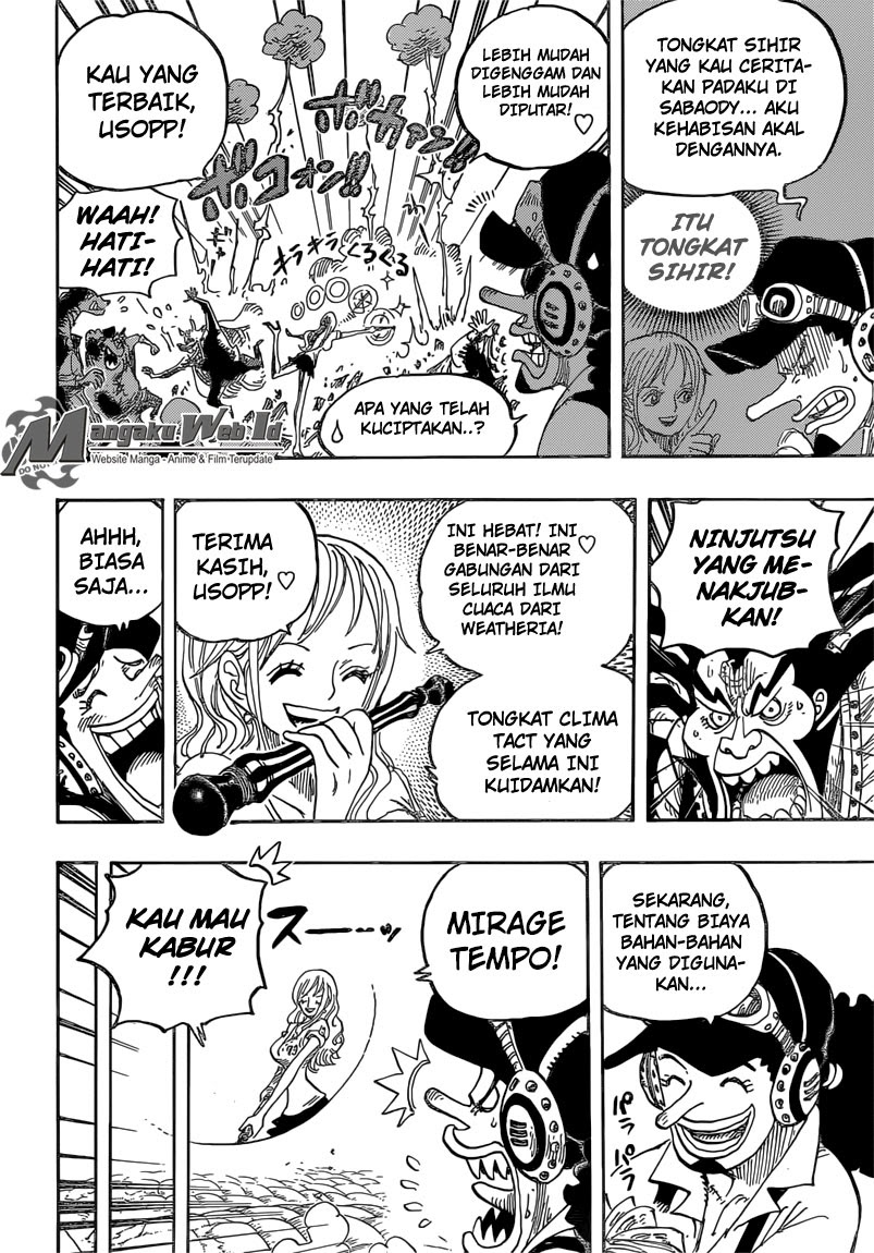 One Piece Chapter 822 menuruni gajah Image 12
