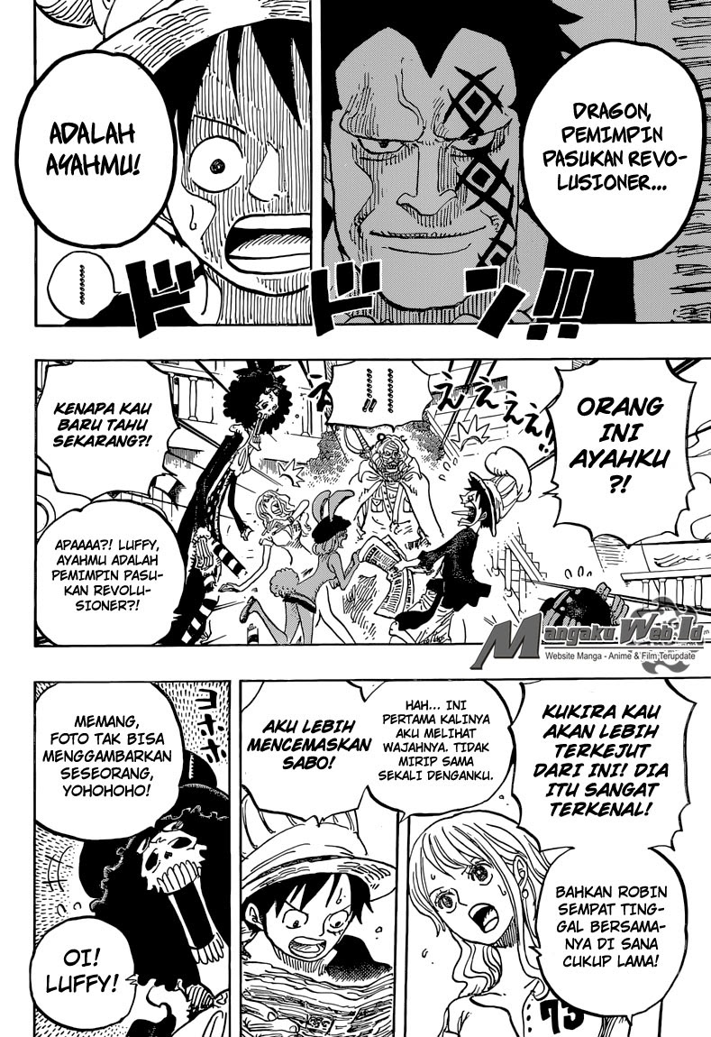 One Piece Chapter 824 permainan bajak laut kecil Image 5