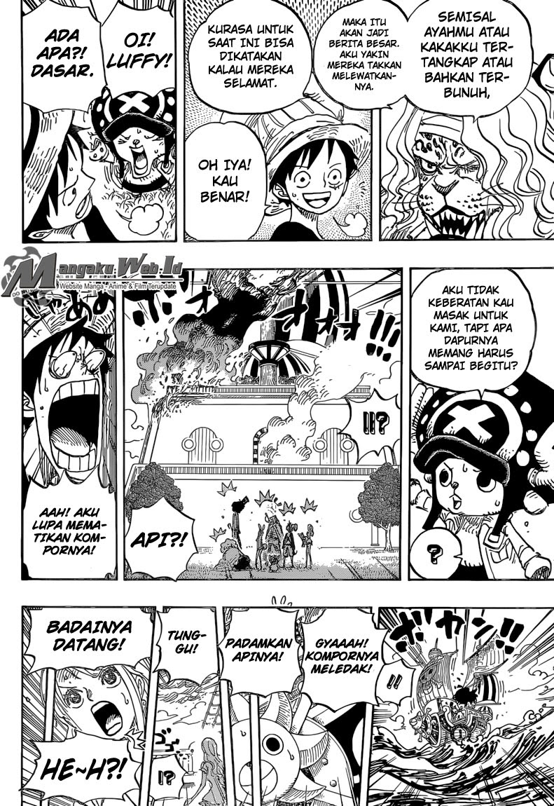 One Piece Chapter 824 permainan bajak laut kecil Image 7