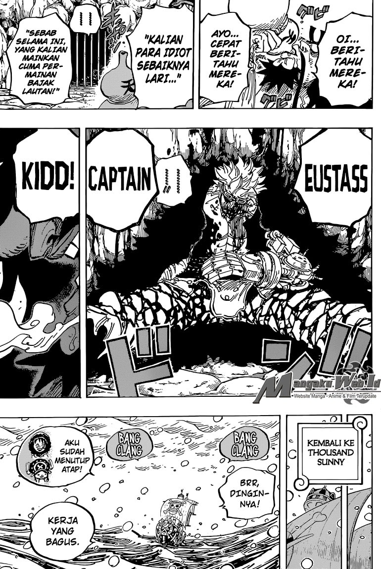 One Piece Chapter 824 permainan bajak laut kecil Image 13