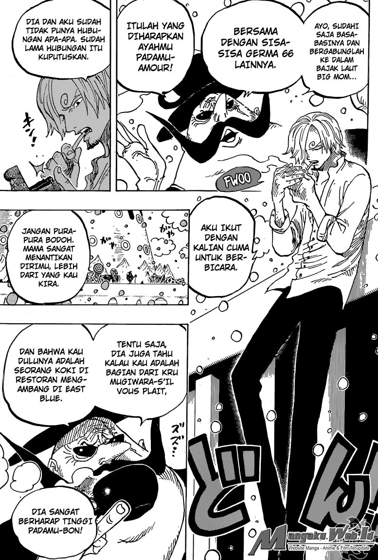 One Piece Chapter 824 permainan bajak laut kecil Image 17