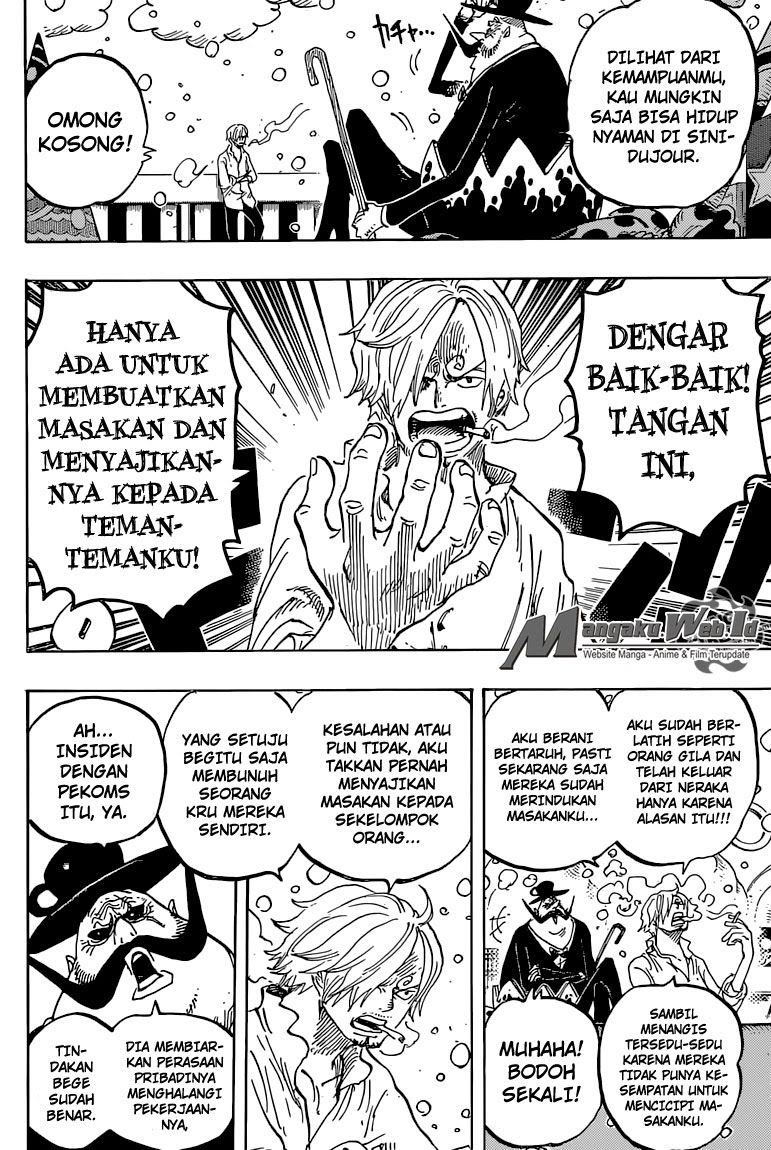 One Piece Chapter 824 permainan bajak laut kecil Image 18