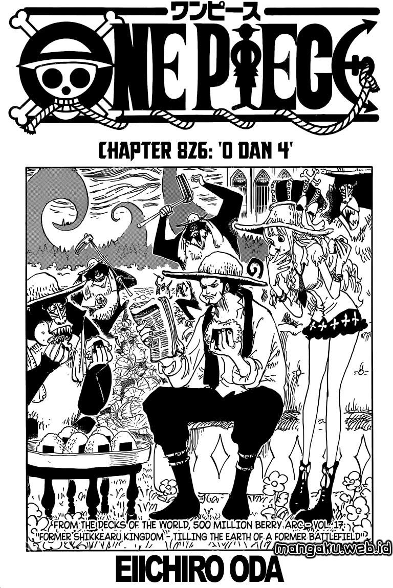 One Piece Chapter 826 Image 1