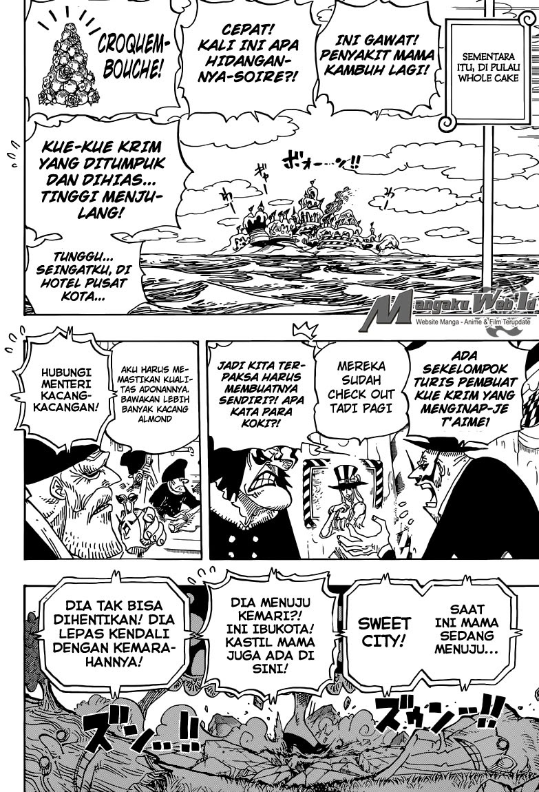 One Piece Chapter 829 – yonkou, bajak laut charlotte linlin Image 6