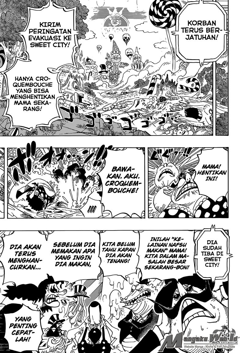 One Piece Chapter 829 – yonkou, bajak laut charlotte linlin Image 7