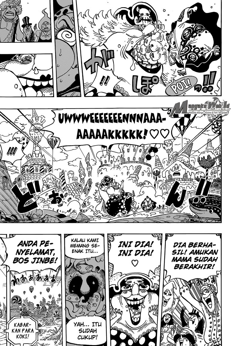 One Piece Chapter 829 – yonkou, bajak laut charlotte linlin Image 14