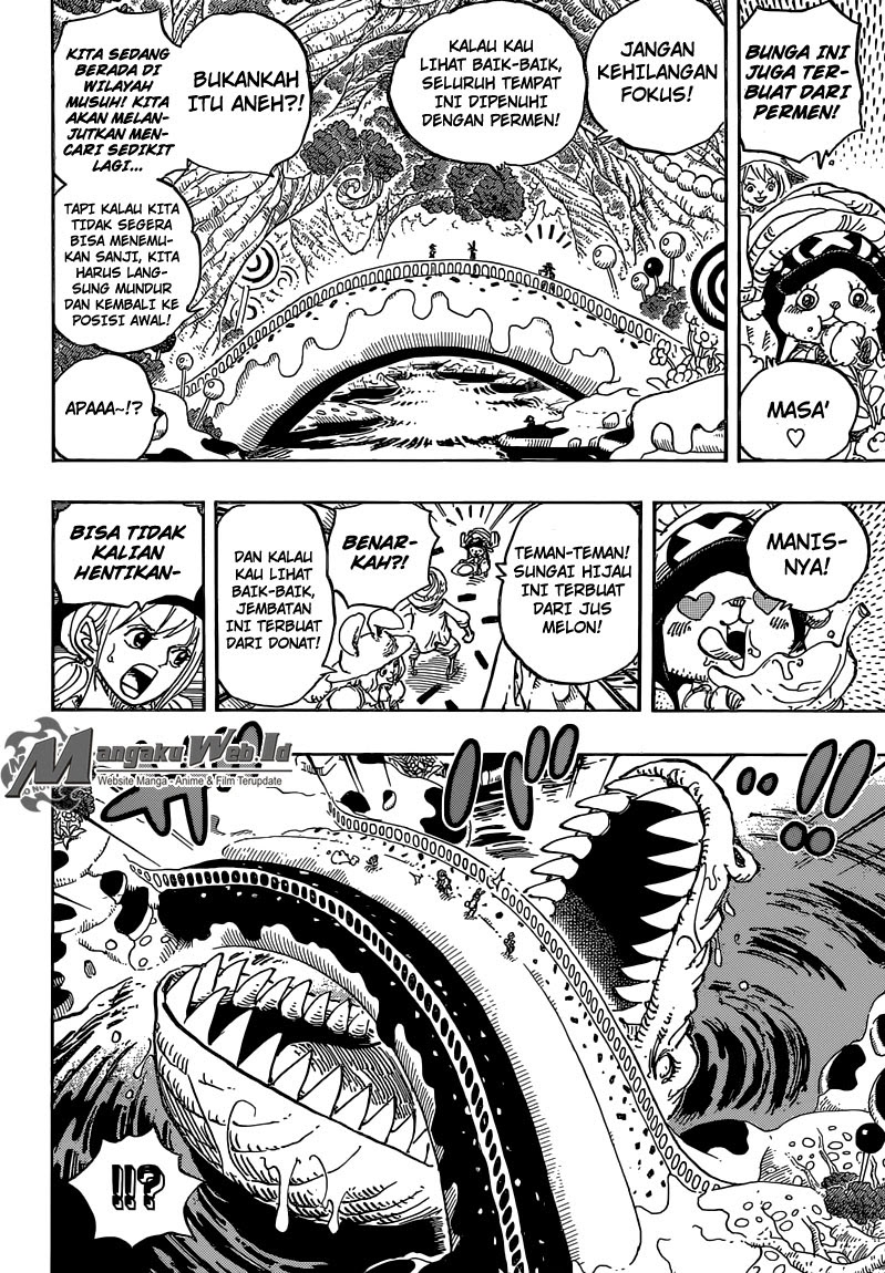 One Piece Chapter 831 – petualangan di hutan misterius Image 8