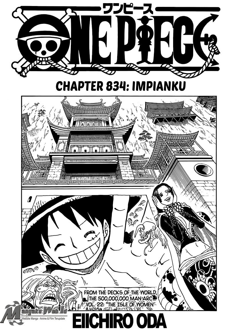 One Piece Chapter 834 – impianku Image 1