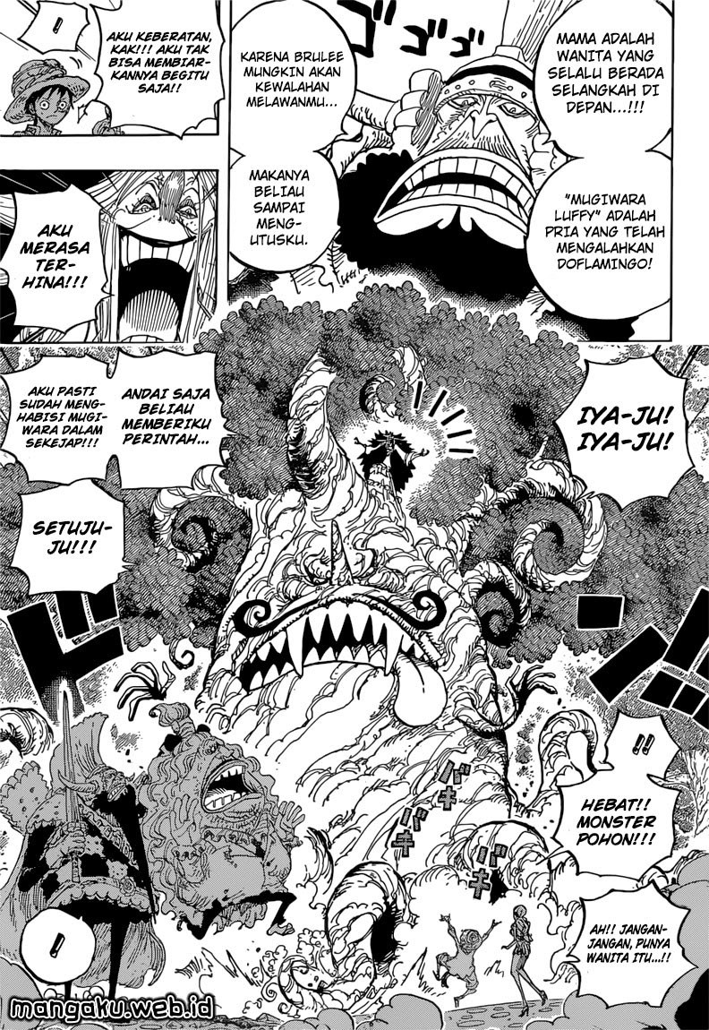 One Piece Chapter 836 – kartu vivre pemberian lola Image 7