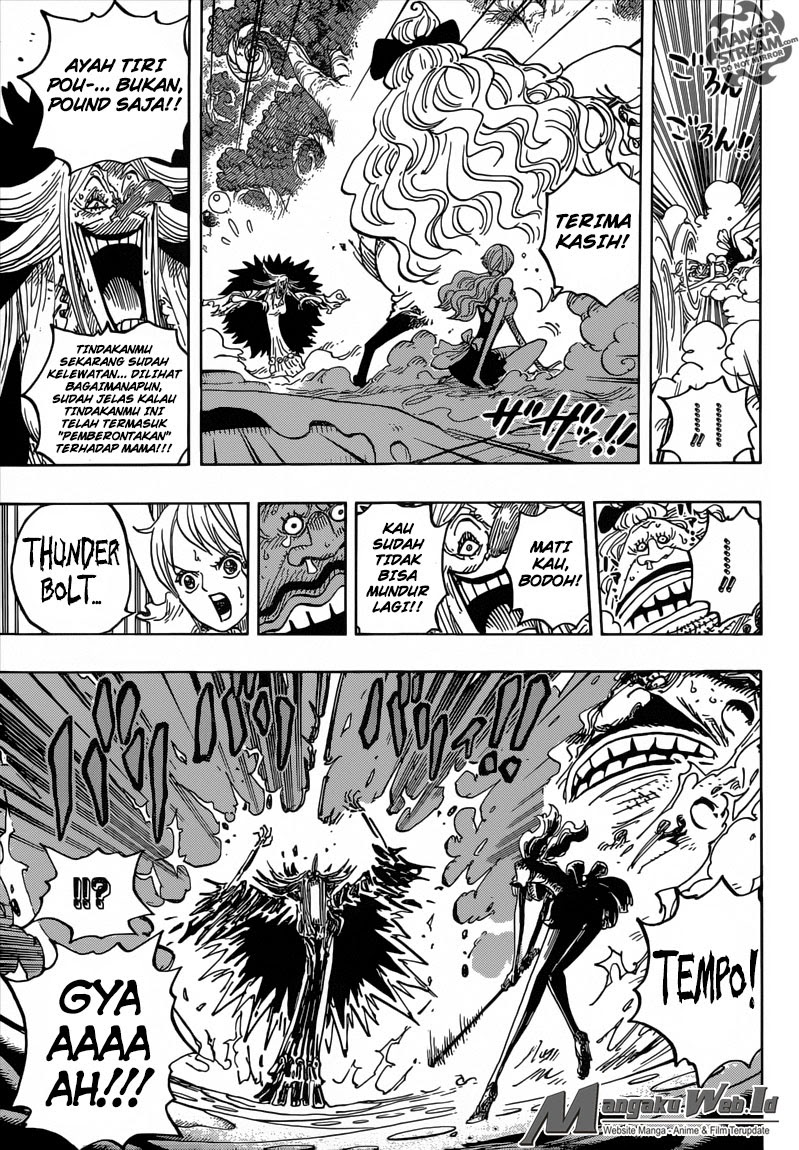 One Piece Chapter 837 – luffy vs komandan cracker Image 10