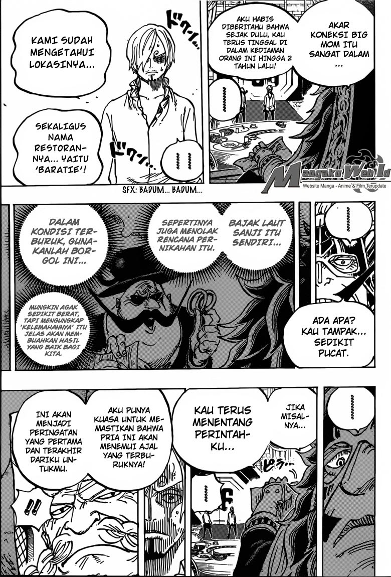 One Piece Chapter 839 – takkan kulupakan hutangku padamu Image 10
