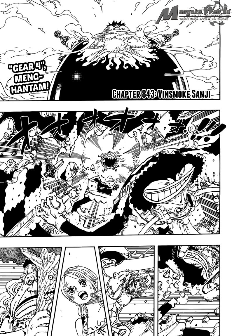 One Piece Chapter 843 – vinsmoke sanji Image 1
