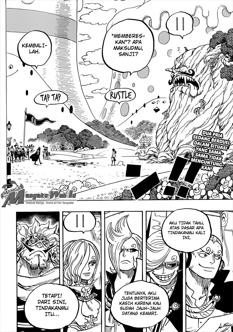 One Piece Chapter 844 – luffy vs sanji Image 2