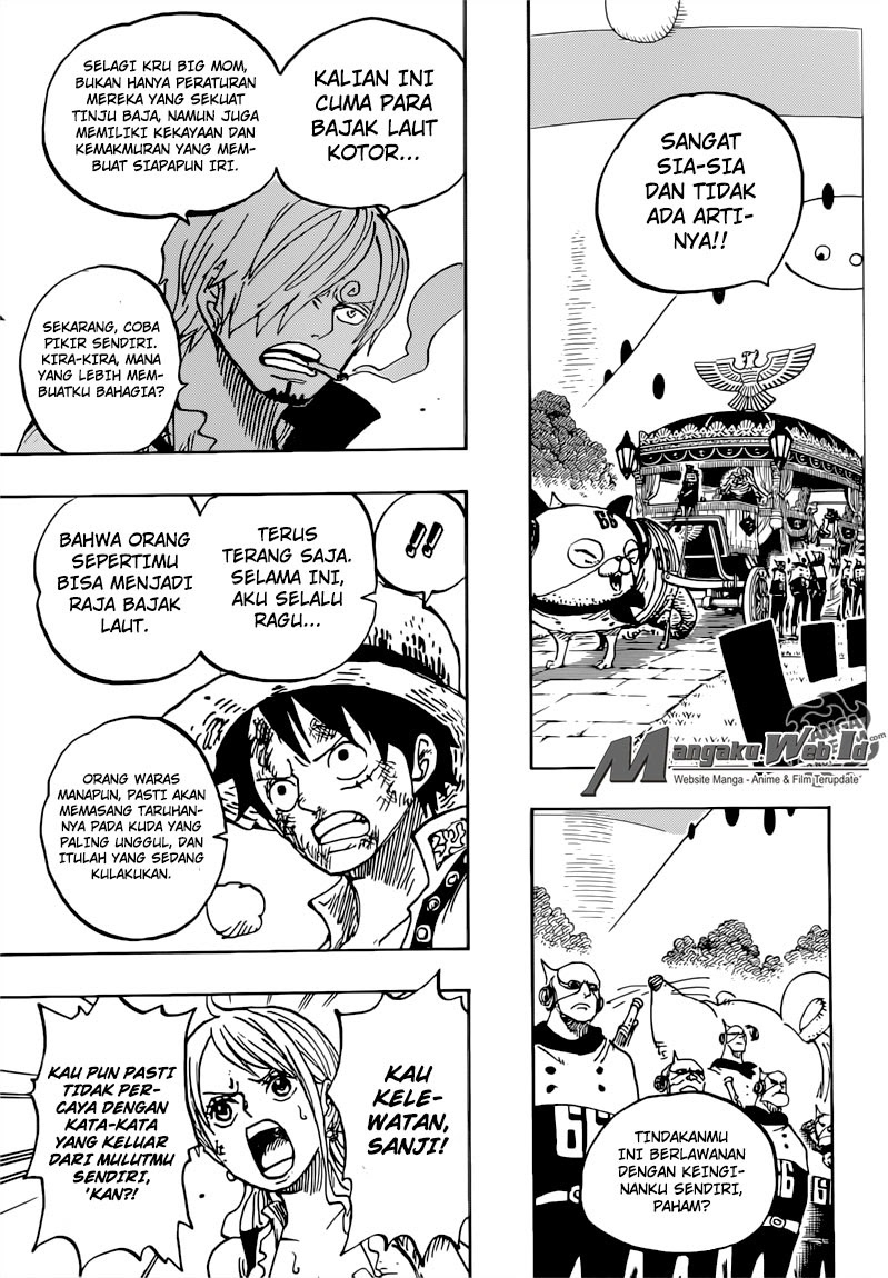 One Piece Chapter 844 – luffy vs sanji Image 3