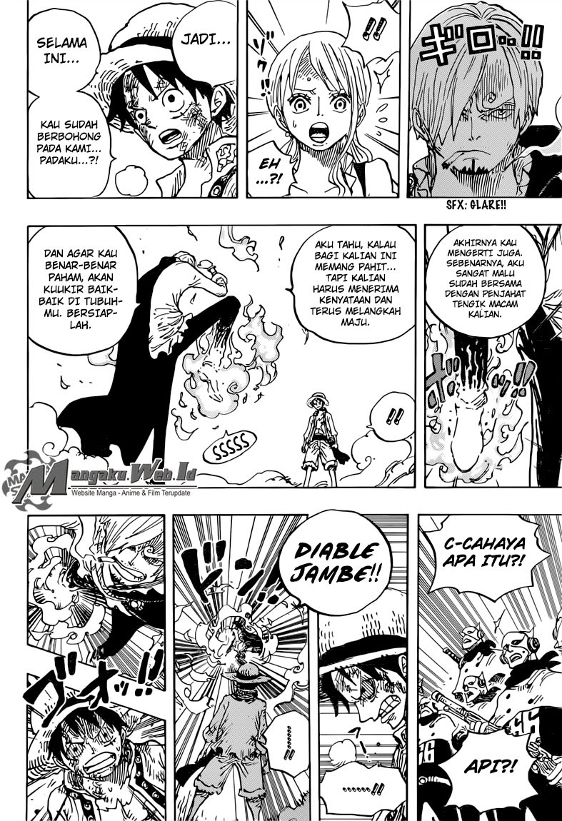 One Piece Chapter 844 – luffy vs sanji Image 4