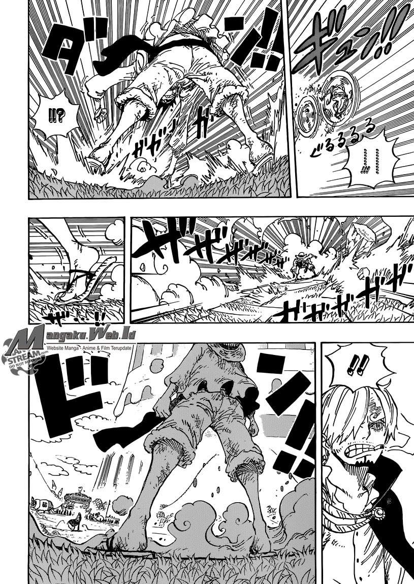 One Piece Chapter 844 – luffy vs sanji Image 6