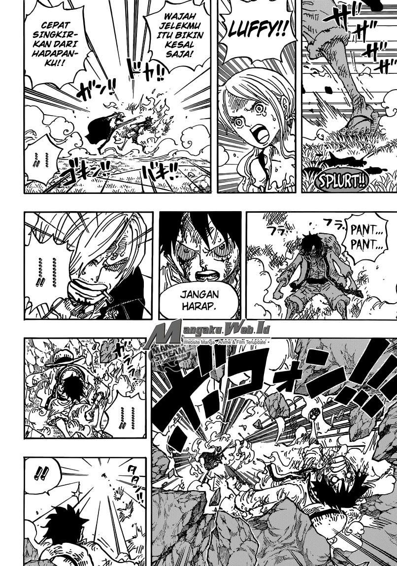One Piece Chapter 844 – luffy vs sanji Image 10
