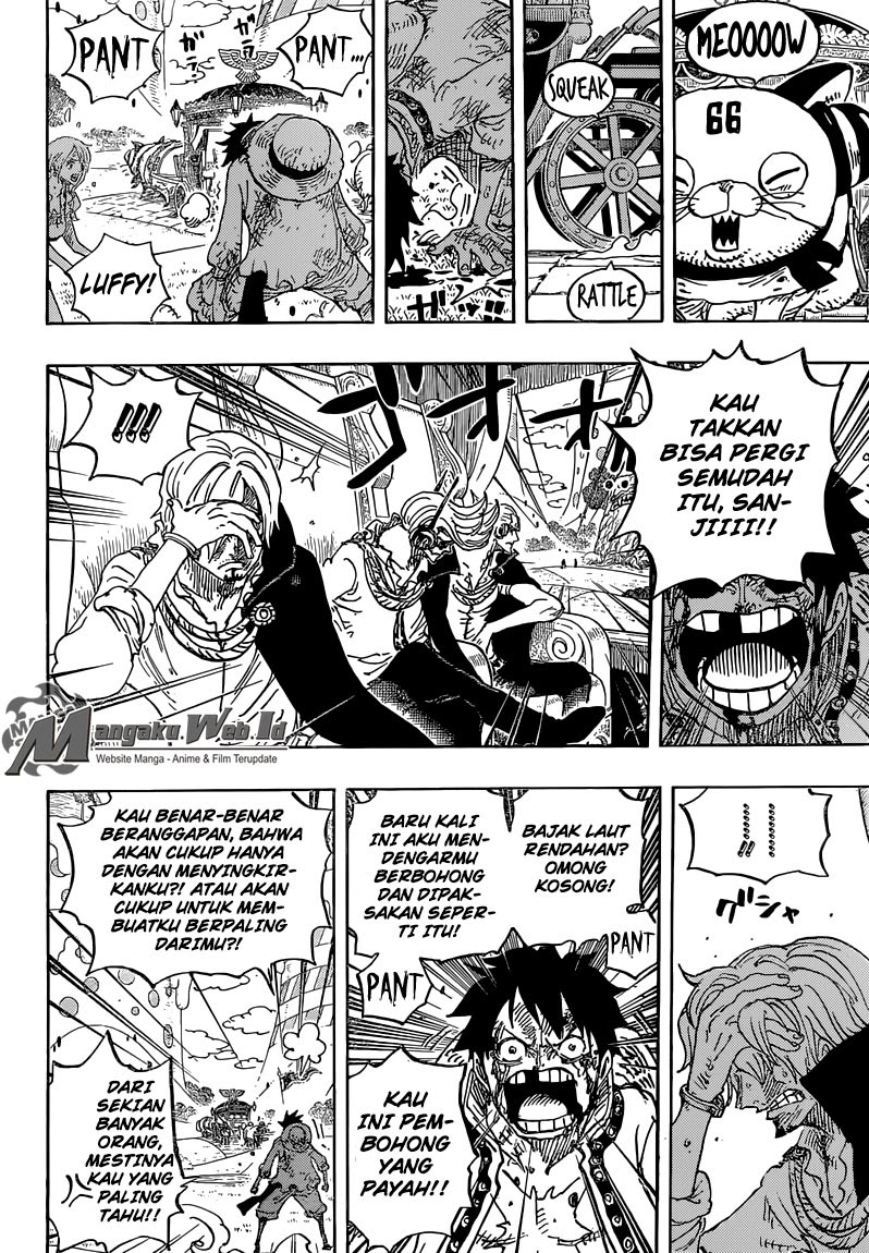 One Piece Chapter 844 – luffy vs sanji Image 14