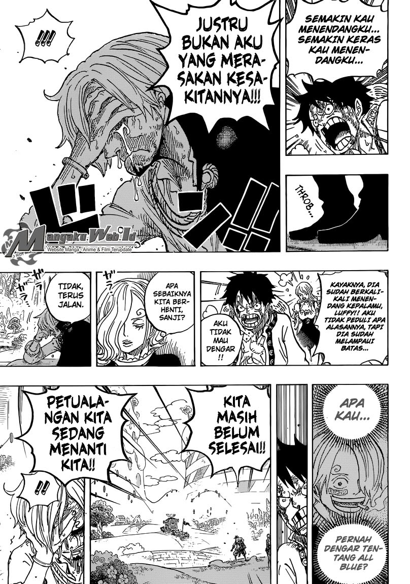 One Piece Chapter 844 – luffy vs sanji Image 15