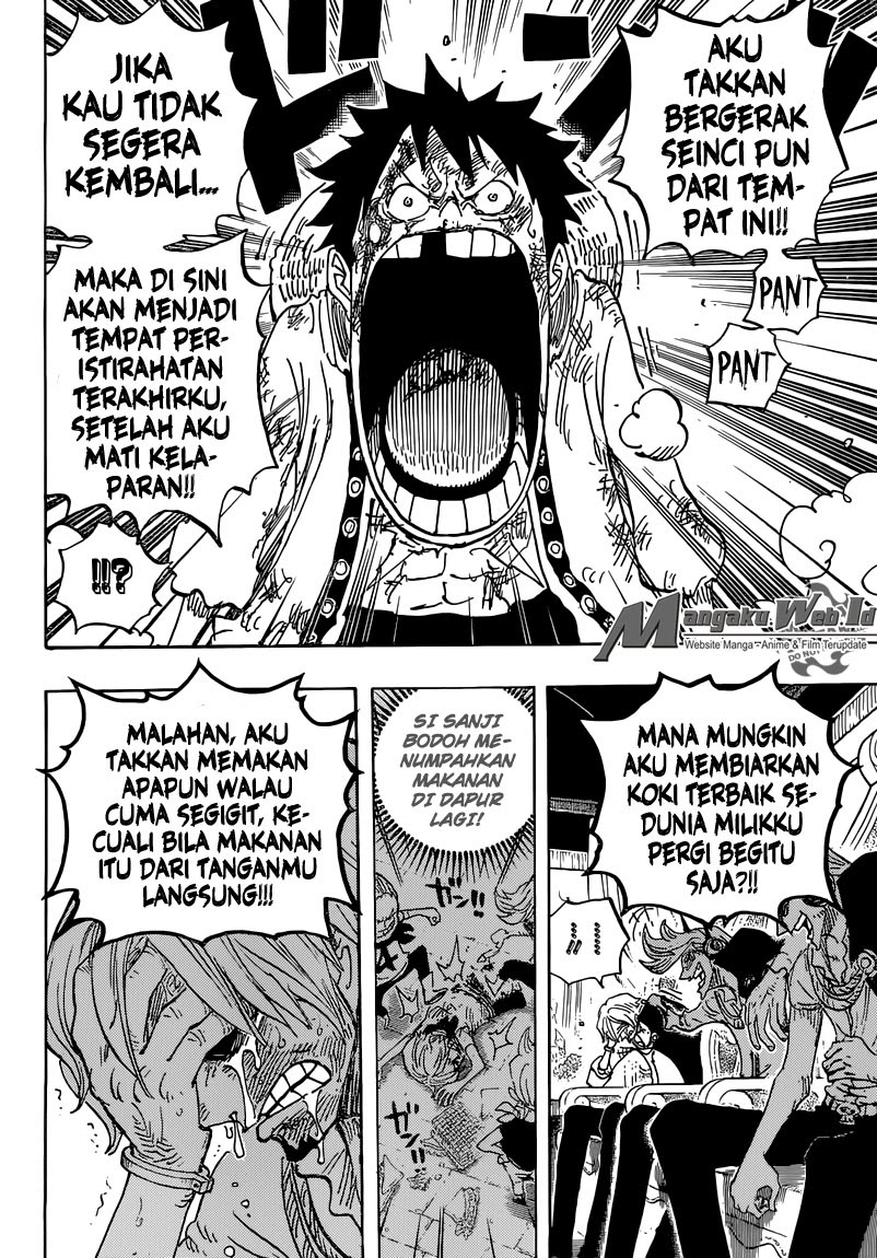 One Piece Chapter 844 – luffy vs sanji Image 16